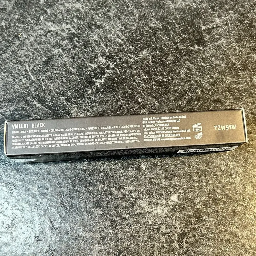 NYX PROFESSIONAL MAKEUP Vivid Matte Liquid Eyeliner Smear-Resistant Black SEALED